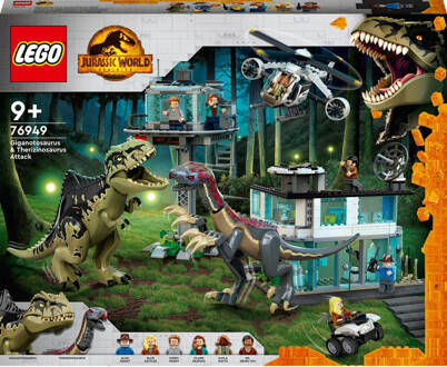 LEGO Jurassic World liganotosaurus & Therizinosaurus Aanval - 76949