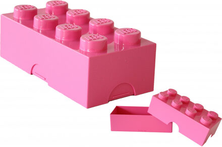 LEGO Lunchbox Brick 8 - Polypropyleen - Roze