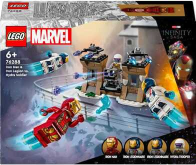 LEGO Marvel - Iron Man & Iron Legion vs. Hydra soldaat Constructiespeelgoed