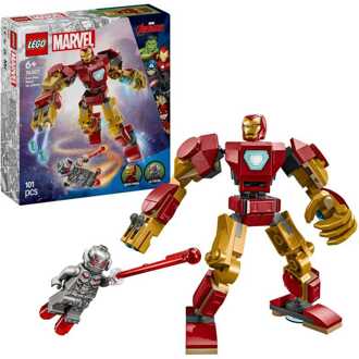 LEGO Marvel Iron Man Mech vs. Ultron Building Toy Set 76307