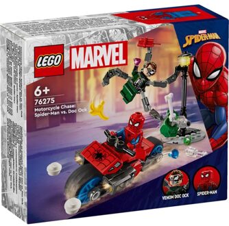 LEGO Marvel - Motorachtervolging: Spider-Man vs. Doc Ock Constructiespeelgoed