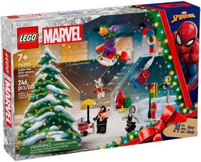 LEGO Marvel - Spider-Man adventkalender 2024 Constructiespeelgoed