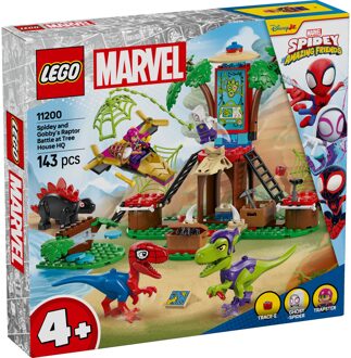 LEGO Marvel Spidey And His Amazing Friends Spidey and Gobby’s Raptor Battle at Tree House HQ 11200