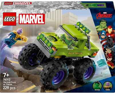 LEGO Marvel The Hulk Truck vs. Thanos Building Toy Set 76312