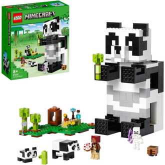 LEGO Minecraft 21245 Het Panda Huis Speelgoed Set met Dieren