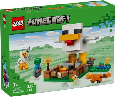LEGO Minecraft Chicken Farm Gaming Toy with Figures 21585