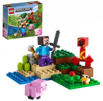 LEGO Minecraft - De Creeper hinderlaag Constructiespeelgoed