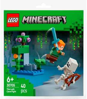 LEGO Minecraft - Duel bij de weelderige grot Constructiespeelgoed
