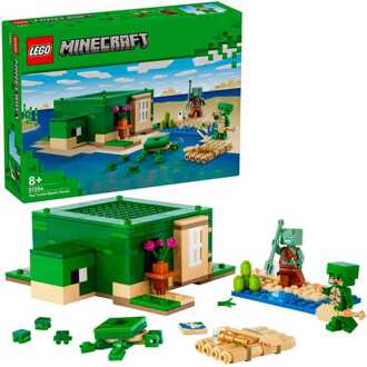 LEGO Minecraft - Het schildpadstrandhuis Constructiespeelgoed