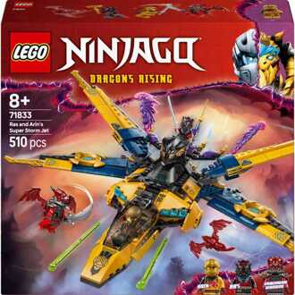 LEGO NINJAGO Ras and Arin’s Super Storm Jet Ninja Toy 71833