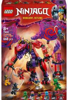 LEGO NINJAGO Thunderfang Dragon of Chaos Role-Play Toy 71832