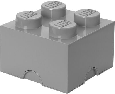 LEGO Opbergbox Brick 4 Grijs