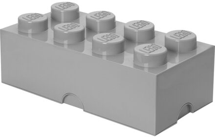 LEGO Opbergbox Brick 8 Grijs