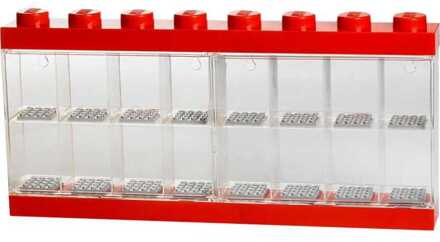 LEGO Opbergbox Minifiguur 16, Rood - LEGO