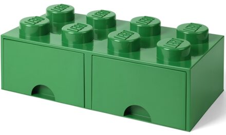 LEGO Opberglade Brick 8, Groen - LEGO