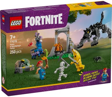 LEGO® Fortnite® Peely & Sparkplug’s Camp Video Game Building Set 77075