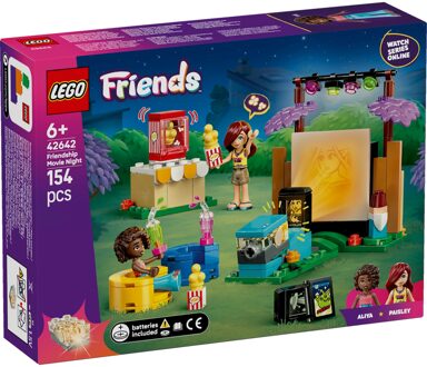 LEGO® Friends Friendship Movie Night Pretend-Play Toy Building Kit 42642