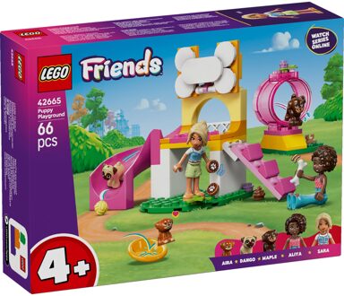 LEGO® Friends Puppy Playground Building Kit, Dog Toy for Pretend Play 42665