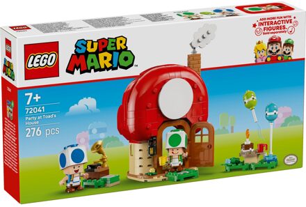 LEGO® Super Mario™ Party at Toad’s House Toy for Boys, Girls and Any Fans 72041