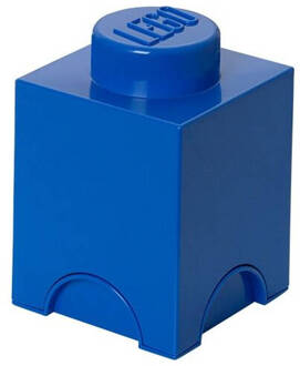 LEGO Set van 2 - Opbergbox Brick 1, Blauw - LEGO