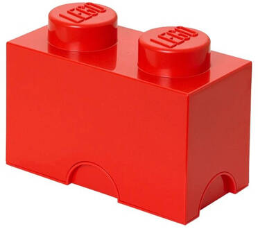 LEGO Set Van 2 - Opbergbox Brick 2, Rood - Lego