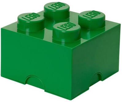 LEGO Set van 2 - Opbergbox Brick 4, Groen - LEGO