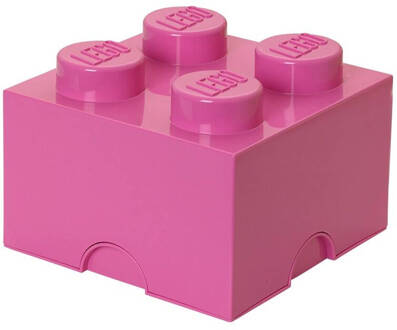 LEGO Set Van 2 - Opbergbox Brick 4, Roze - Lego