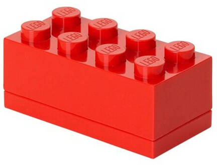 LEGO Set Van 2 - Opbergbox Mini 8, Rood - Lego