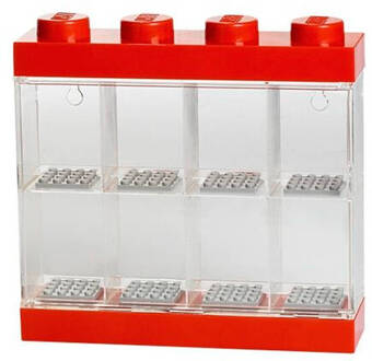 LEGO Set van 2 - Opbergbox Minifiguur 8, Rood - LEGO