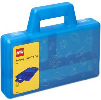 LEGO Sorteerkoffer To Go - Polypropyleen - Blauw