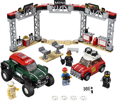 LEGO Speed Champions 1967 Mini Cooper S Rally En 2018 Mini John Cooper Works Buggy 75894 Multikleur