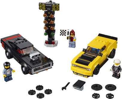 LEGO Speed Champions 2018 Dodge Challenger Srt Demon En 1970 Dodge Charger R/t 75893 Multikleur