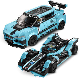 LEGO Speed Champions Formula E Panasonic Jaguar Racing Gen2 Car & Jaguar I-pace Etrophy - 76898