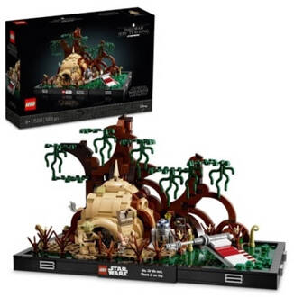 LEGO Star Wars 75330 TM Jedi training op Dagobah diorama