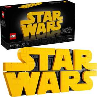 LEGO Star Wars Brick-Built Star Wars Logo Sign Set 75407