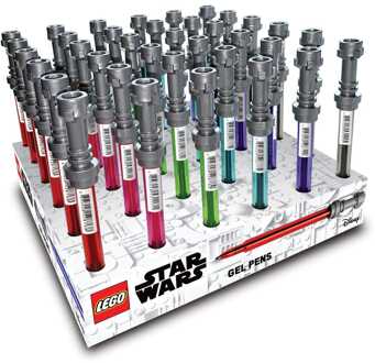 LEGO Star Wars Gel Pens Lightsaber Display (36)