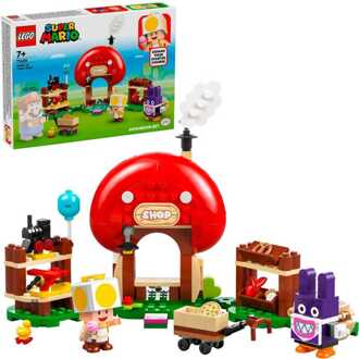LEGO Super Mario - Uitbreidingsset: Nabbit bij Toads winkeltje Constructiespeelgoed
