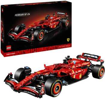 LEGO Technic Ferrari SF-24 F1 Car Model Kit for Adults 42207