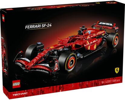 LEGO Technic Ferrari SF-24 F1 Car Model Kit for Adults 42207