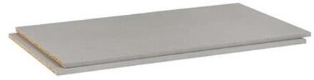 Legplankenset Dex (2 stuks) - grijs - 87 cm - Leen Bakker
