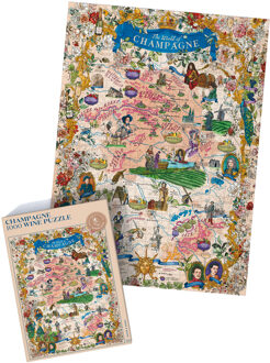 Legpuzzel Champagne Wine Puzzle | Water & Wine