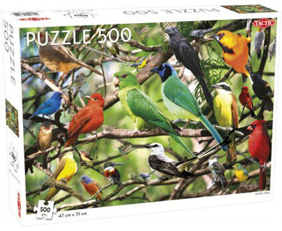 legpuzzel exotische vogels 47 x 31 cm 500 stukjes