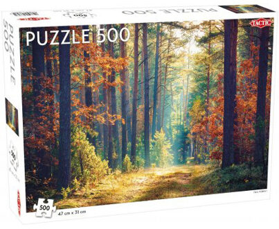 legpuzzel herfst bos 47 x 31 cm 500 stukjes