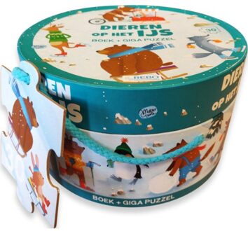 legpuzzel ijsdieren junior 62 x 45 cm 2-delig