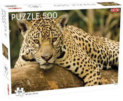 legpuzzel Jaguar 500 stukken 31 x 47 cm karton bruin