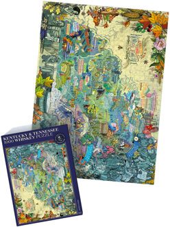 Legpuzzel Kentucky & Tennessee Whiskey Puzzle 1000 pieces | Water & Wine