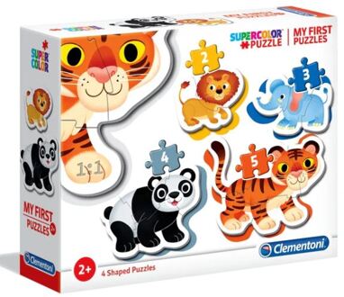 Legpuzzel My First Puzzle Wilde Dieren 2+3+4+5 Stukjes 4 Stuks