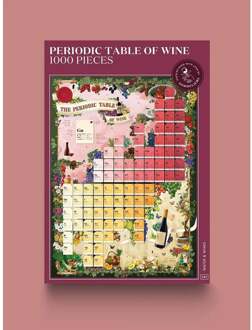 Legpuzzel Periodic table of Wine Puzzle 1000 pieces | Water & Wine