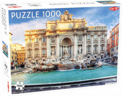 Legpuzzel Trevi Fontein 48 X 67 Cm Karton 1000 Stukjes