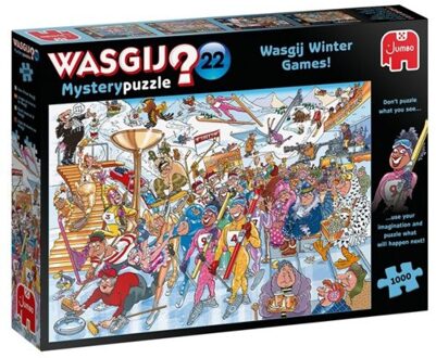 legpuzzel Wasgij Mystery 22 - Winterspelen! 1000 stukejs